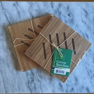 Bamboo Trivets NWT